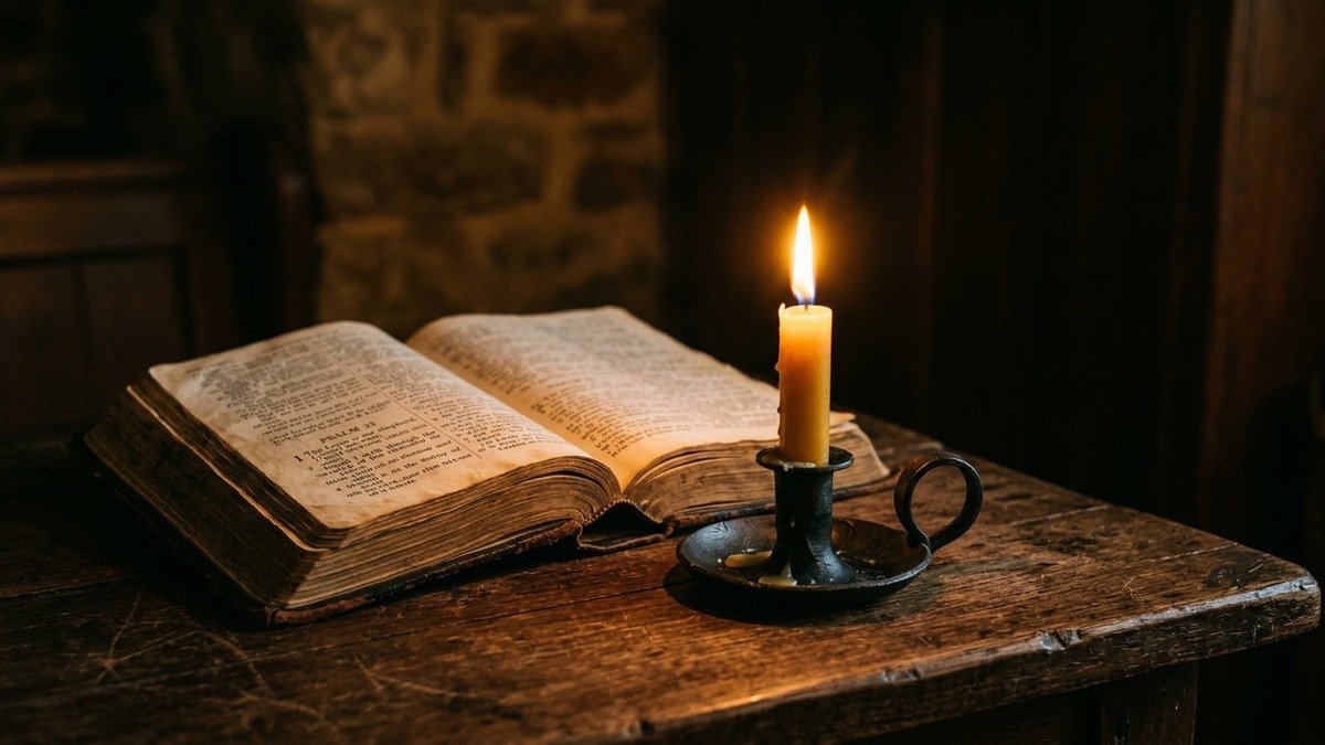 vela e bíblia estudo devocional de romanos