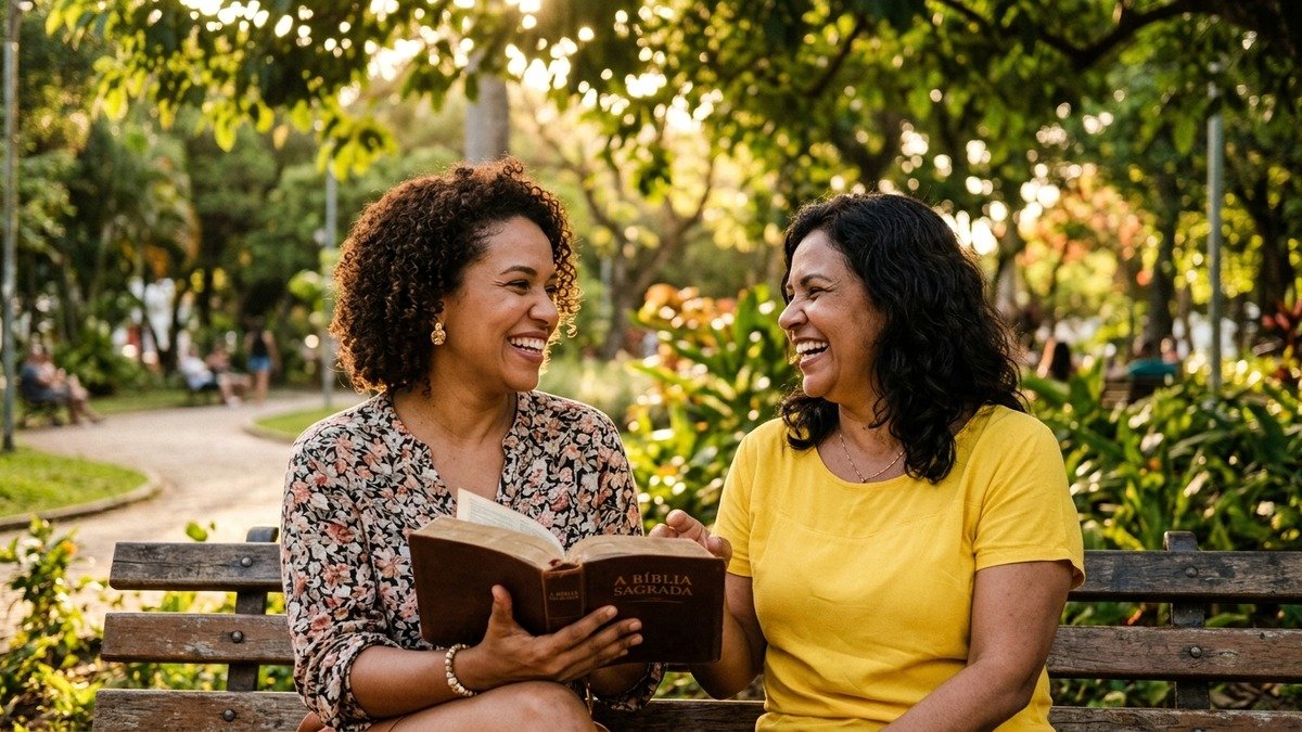 mulheres cristãs em comunidade compartilhando a fé